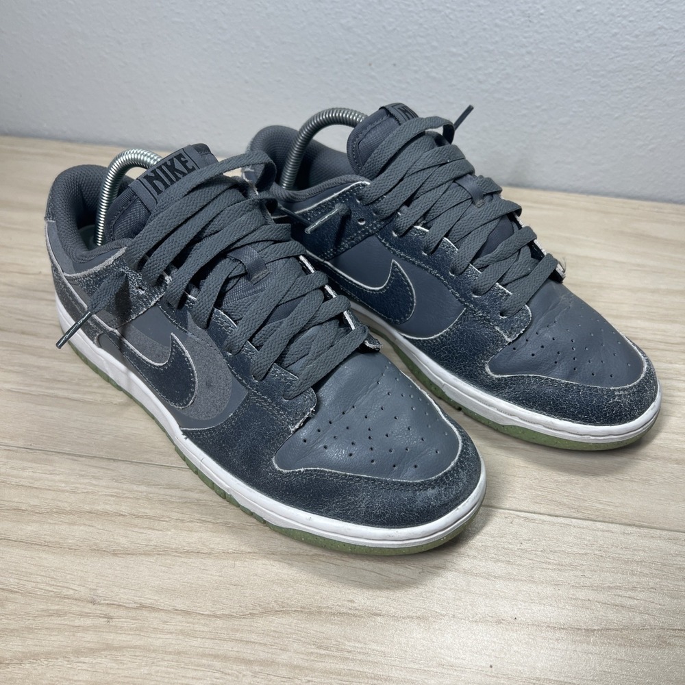 Nike Dunk Low Retro 2022 Halloween Iron Grey Scream Green‎ DQ7681-001 Men's 7 - Picture 8 of 10